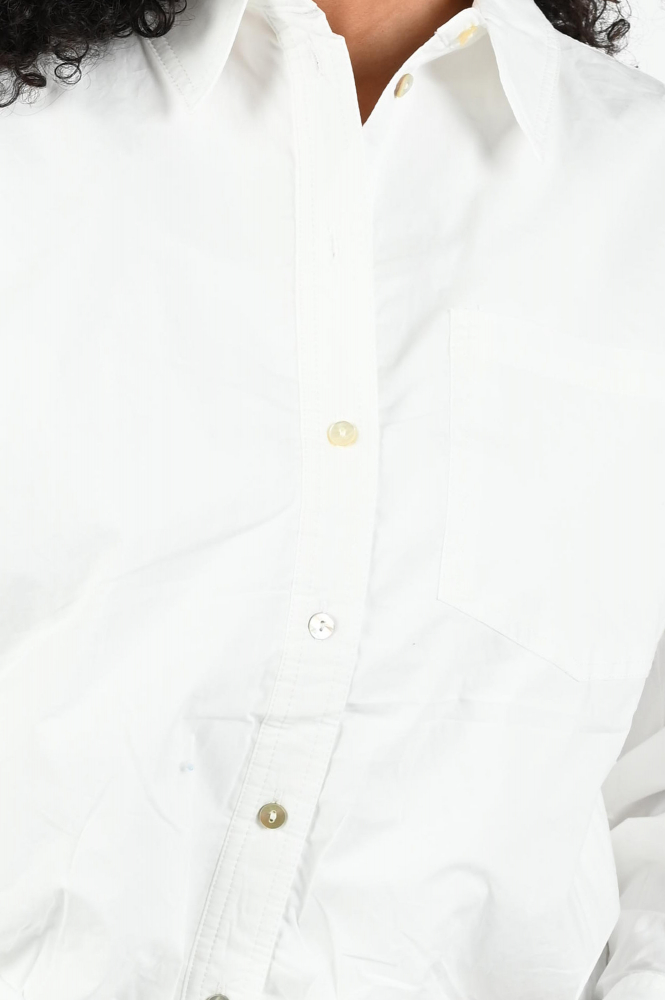 Nukus NKS02075 Blouse lange mouw Wit