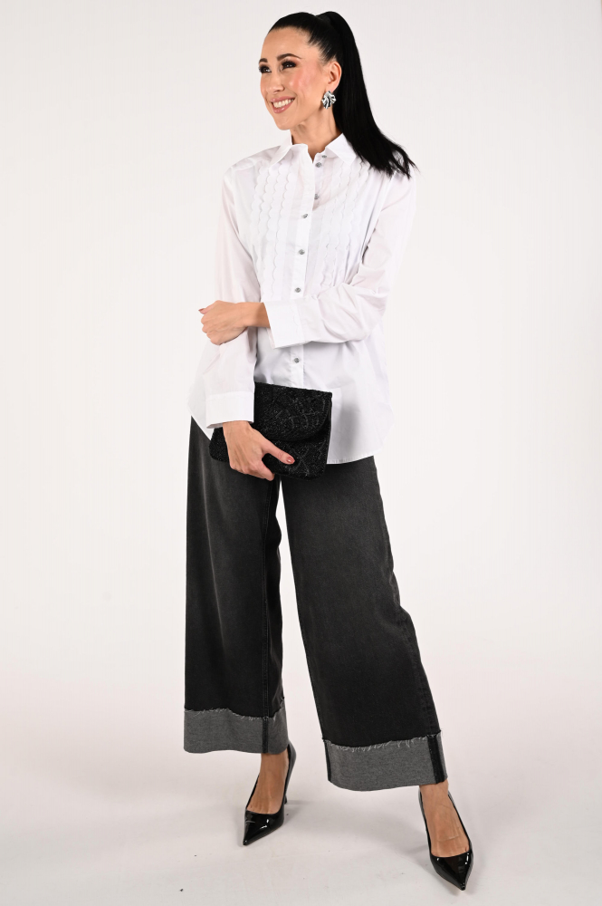 Summum 2s3372-12321 Blouse lange mouw Wit
