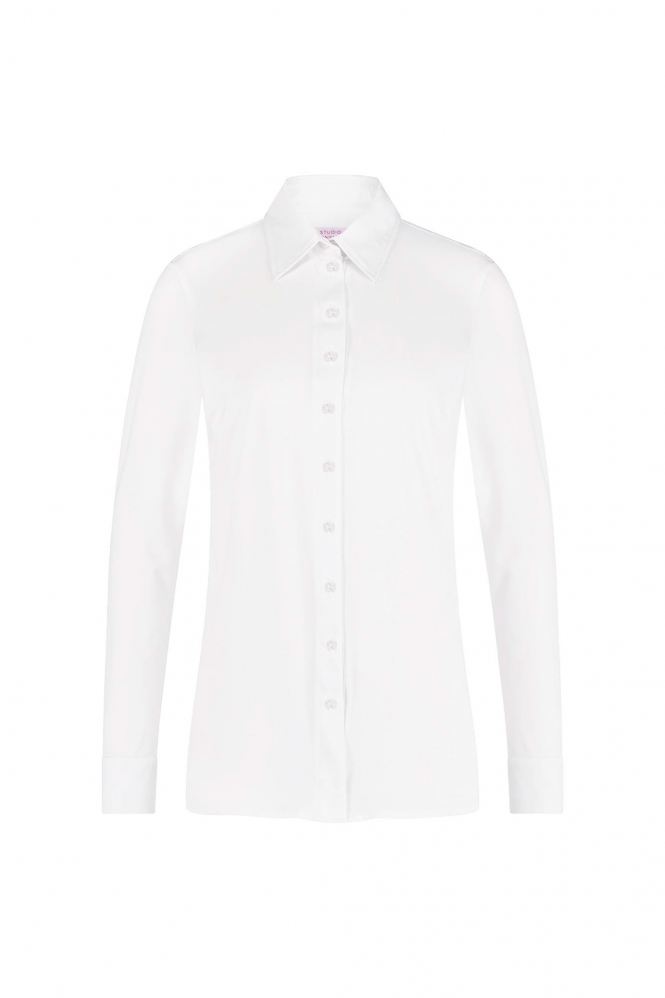 Studio Anneloes Poppy blouse  Blouse lange mouw Wit