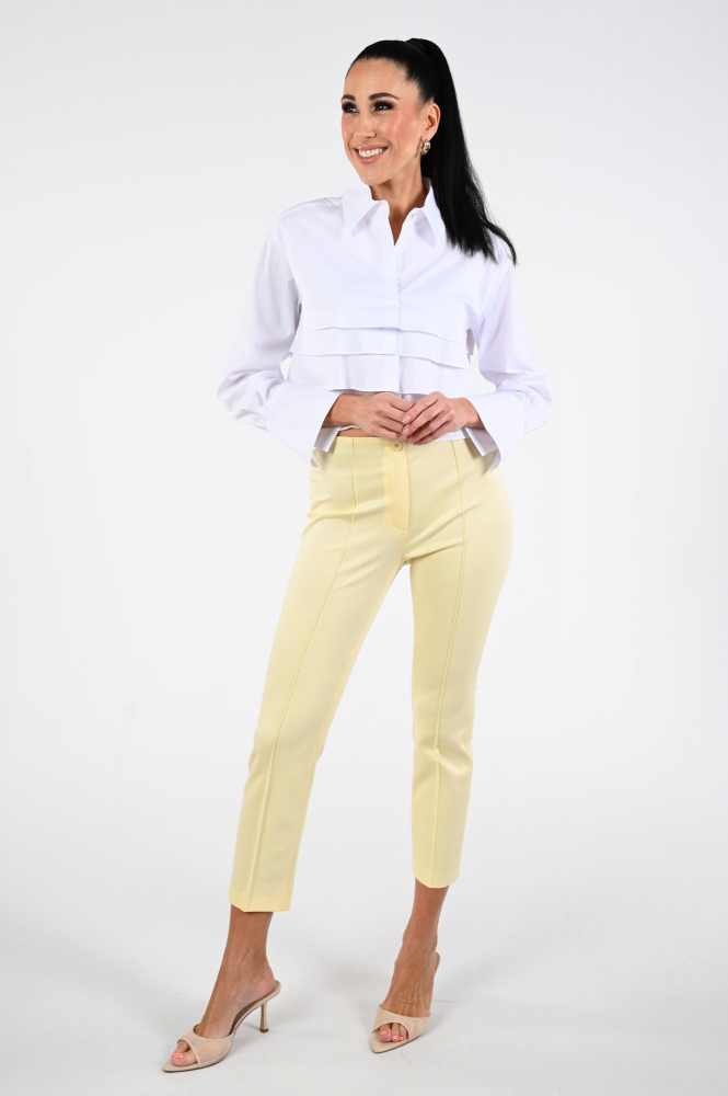 Marc Cain Remix AR 51.16 W93 Blouse lange mouw Wit