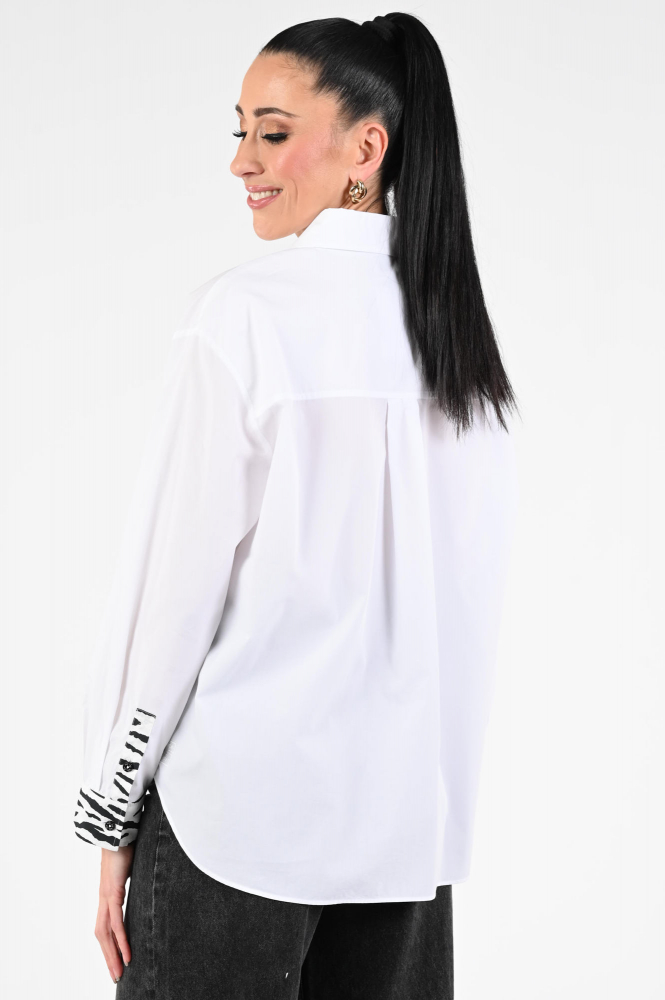 Marc Cain AS 51.09 W81 Blouse lange mouw Wit