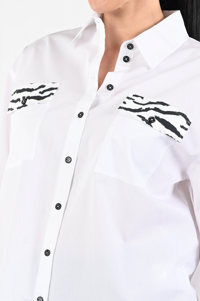 Marc Cain Sports AS 51.09 W81 Blouse lange mouw Wit