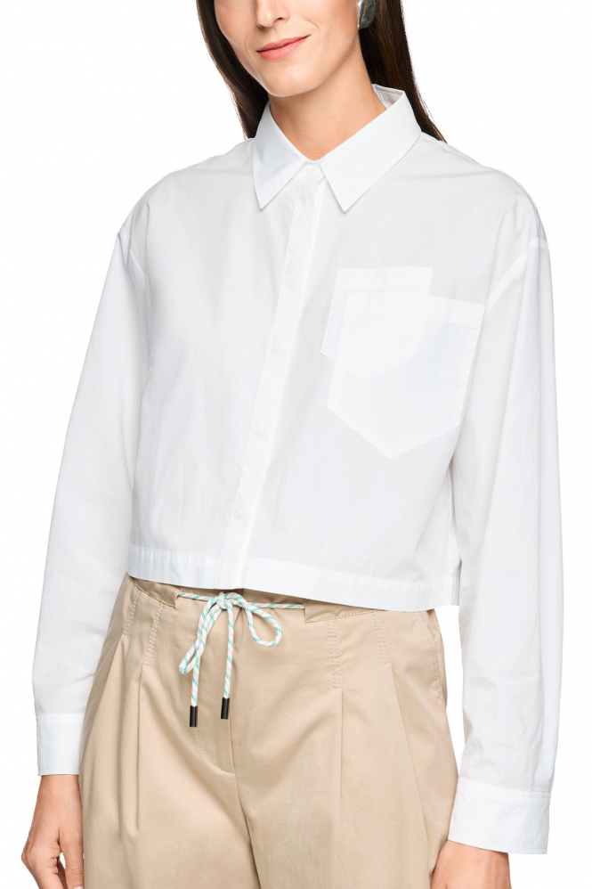 Marc Cain AS 51.13 W80 Blouse lange mouw Wit