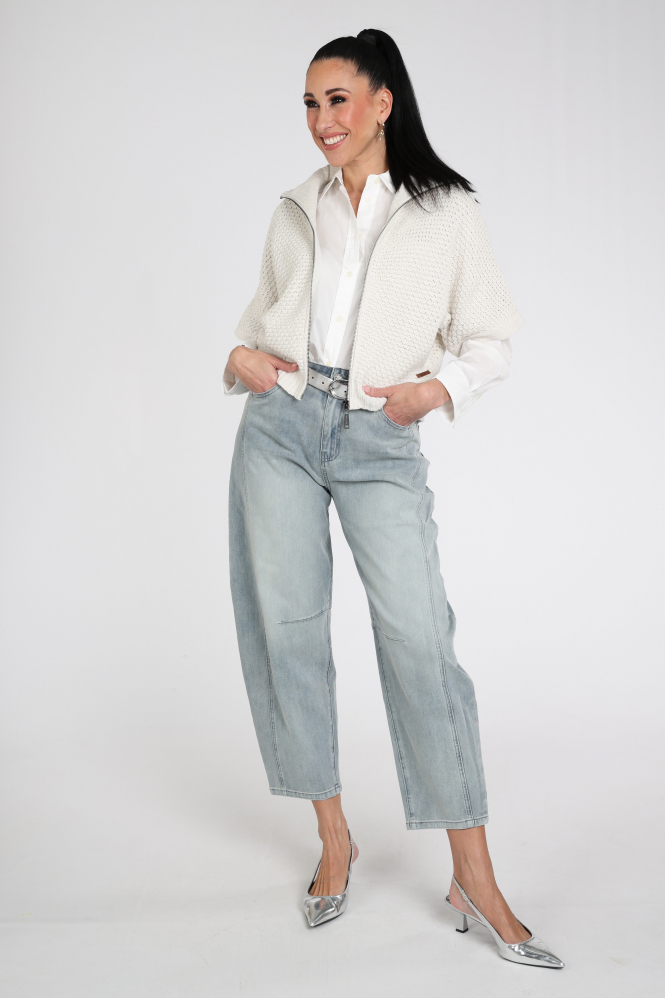 Moscow Julia 124-05 Blouse lange mouw Wit