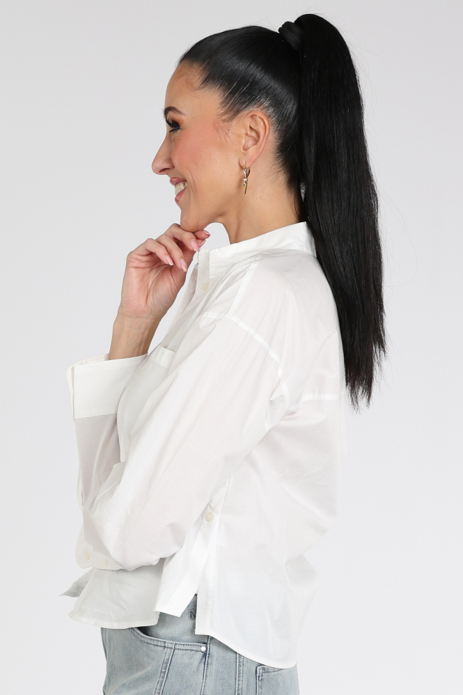 Moscow Julia 124-05 Blouse lange mouw Wit