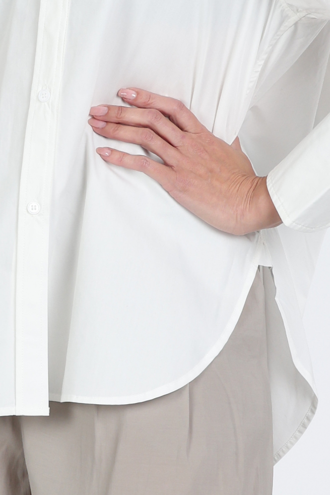 WithBlack WBLNOA Blouse lange mouw Wit