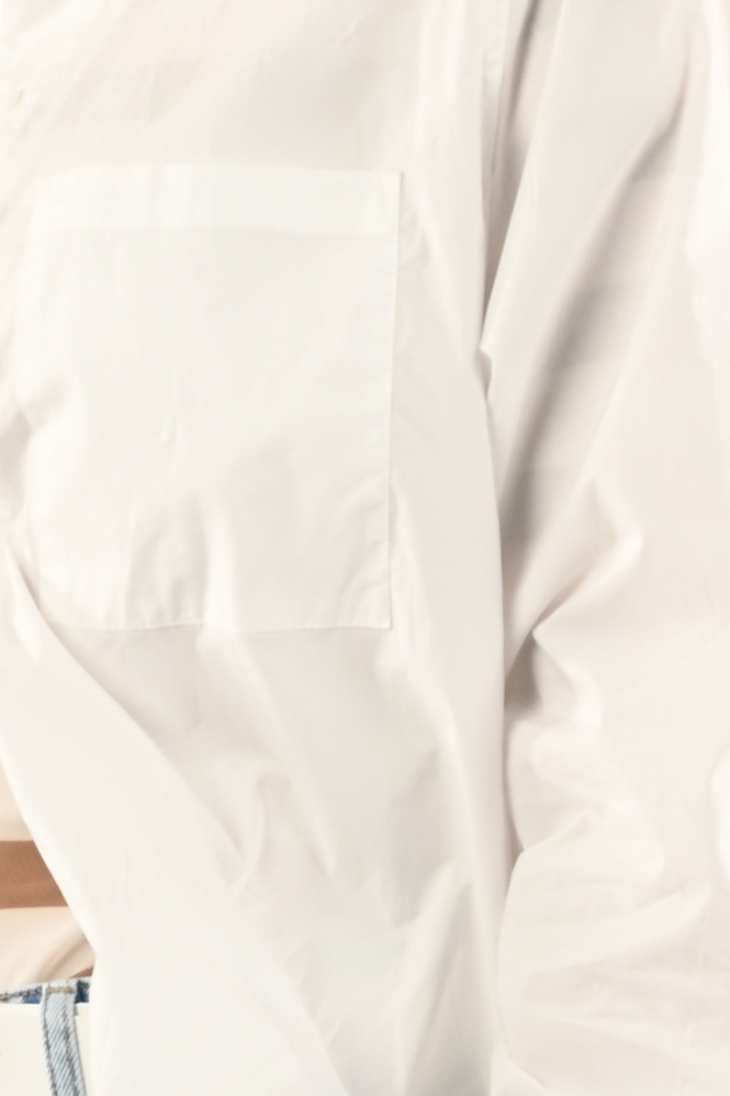 Summum Amsterdam-12119 Blouse lange mouw Wit