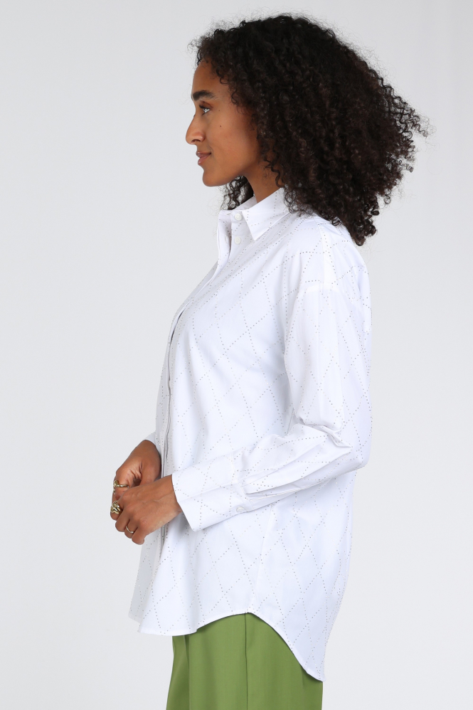 Joseph Ribkoff 263922 Blouse lange mouw Wit