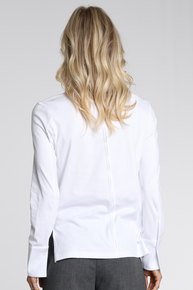 Yaya 01-709321 Blouse lange mouw Wit