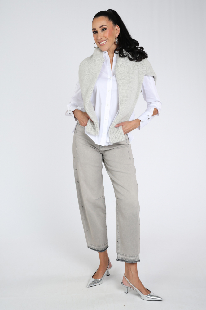 Marc Cain BC 51.19 W71 Blouse lange mouw Wit