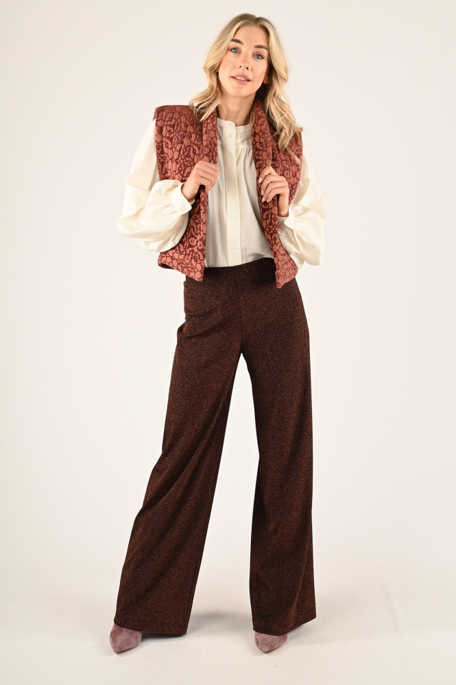 By-Bar olan blouse Blouse lange mouw Wit