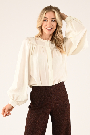 By-Bar olan blouse Wit