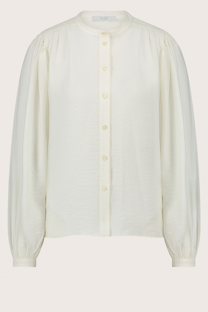 By-Bar olan blouse Blouse lange mouw Wit