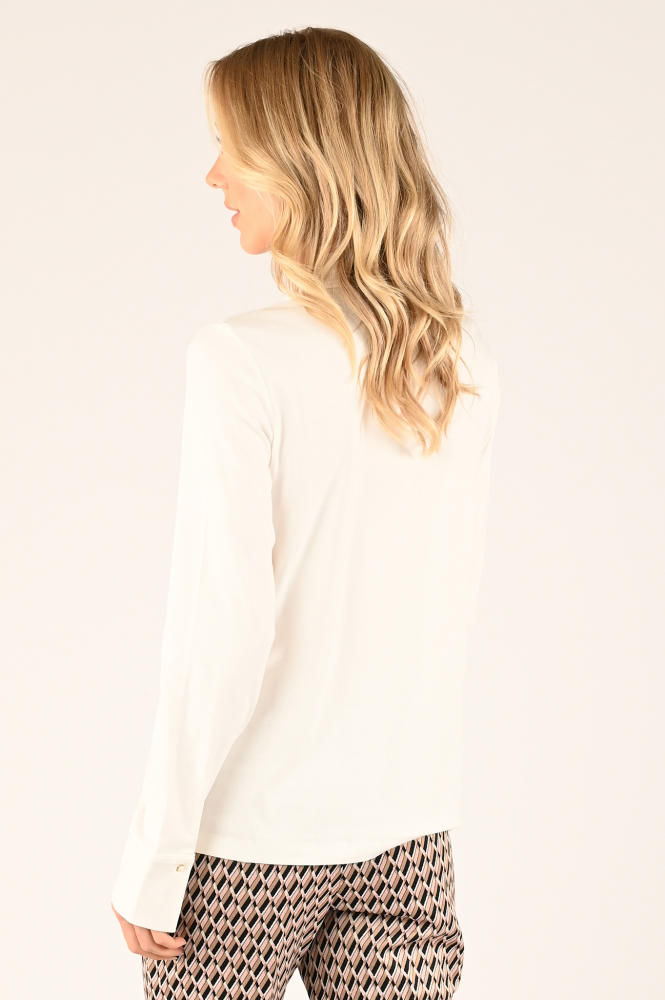 Marc Cain XC 51.41 J14 Blouse lange mouw Wit