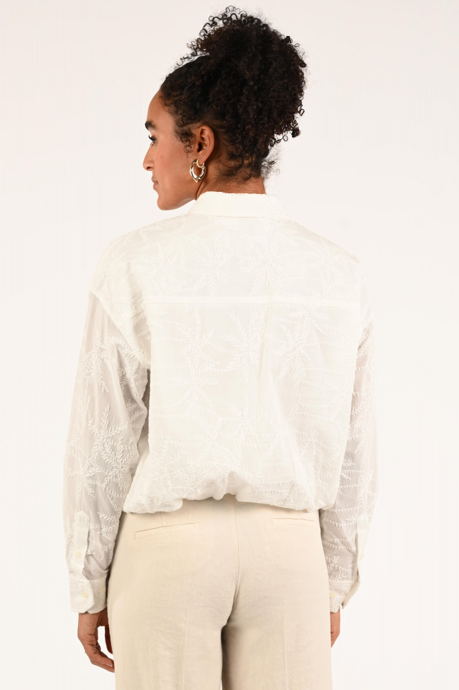 Moscow Femila 137-05 Blouse lange mouw Wit