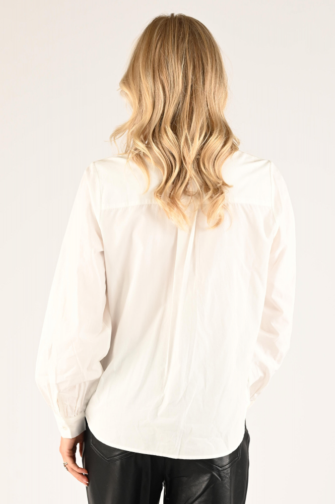 Geisha 43840-14 Blouse lange mouw Wit