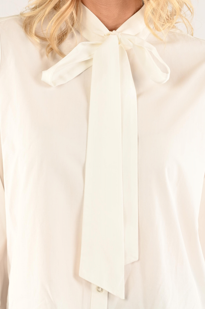 Geisha 43840-14 Blouse lange mouw Wit