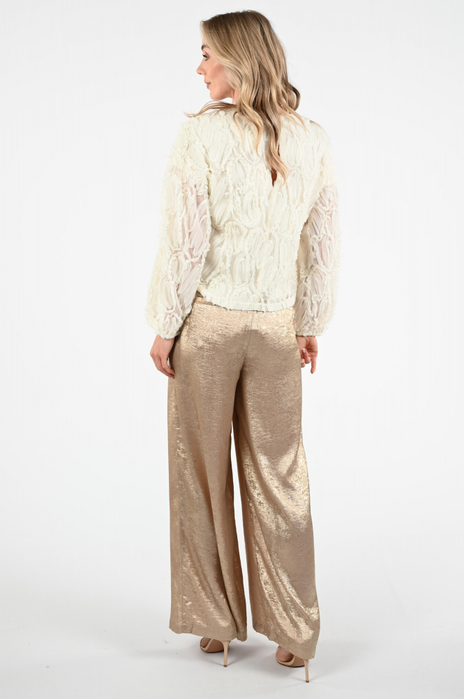 Co'couture shania cc blouse Blouse lange mouw Wit