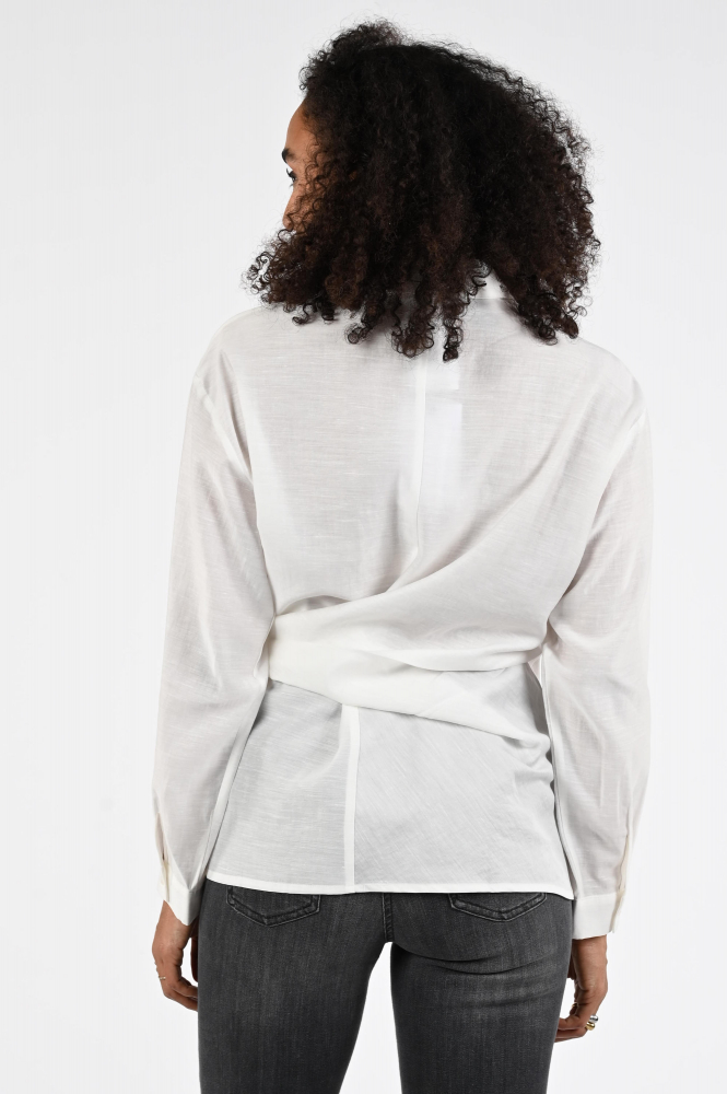 Co'couture 35990 Blouse lange mouw Wit