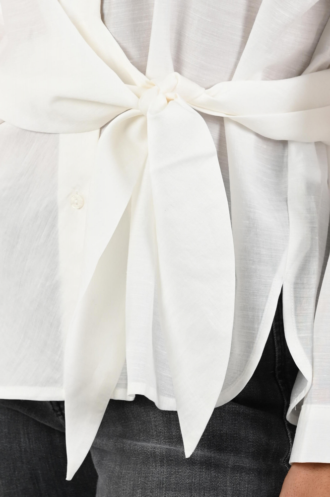 Co'couture 35990 Blouse lange mouw Wit