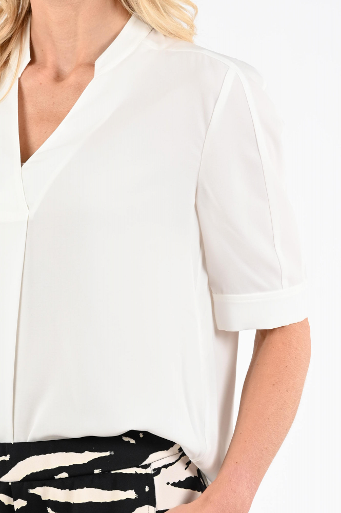 Marc Cain AS 51.12 W70 Blouse lange mouw Wit