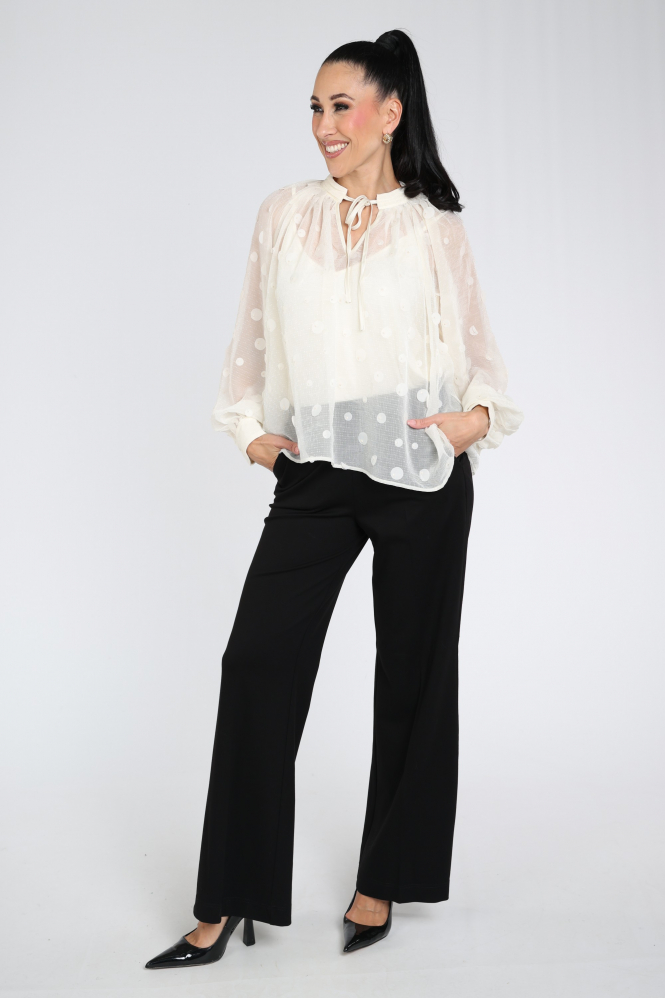 Summum 2s3512-12519 Blouse lange mouw Wit