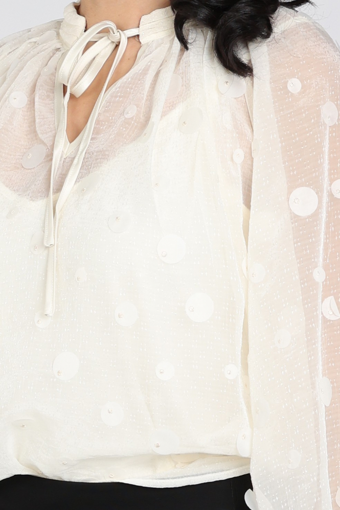 Summum 2s3512-12519 Blouse lange mouw Wit