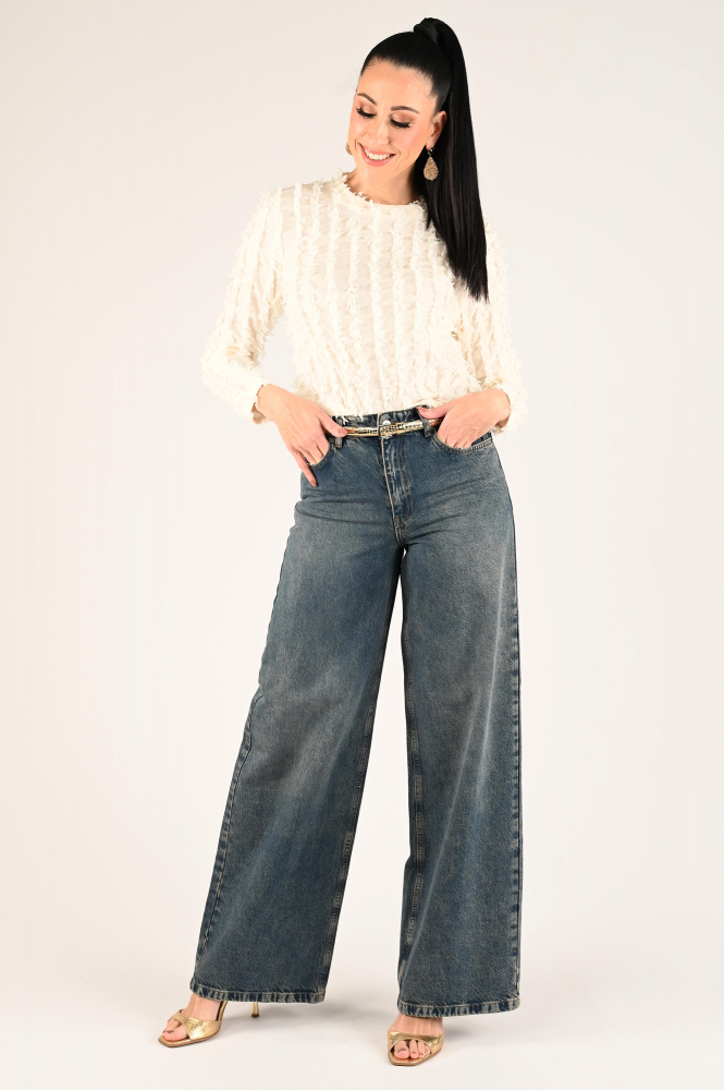 Co'couture dalton cc Blouse lange mouw Beige