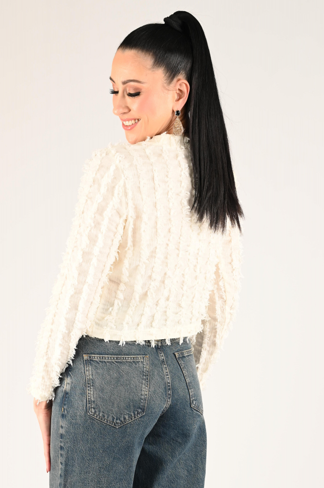 Co'couture dalton cc Blouse lange mouw Beige