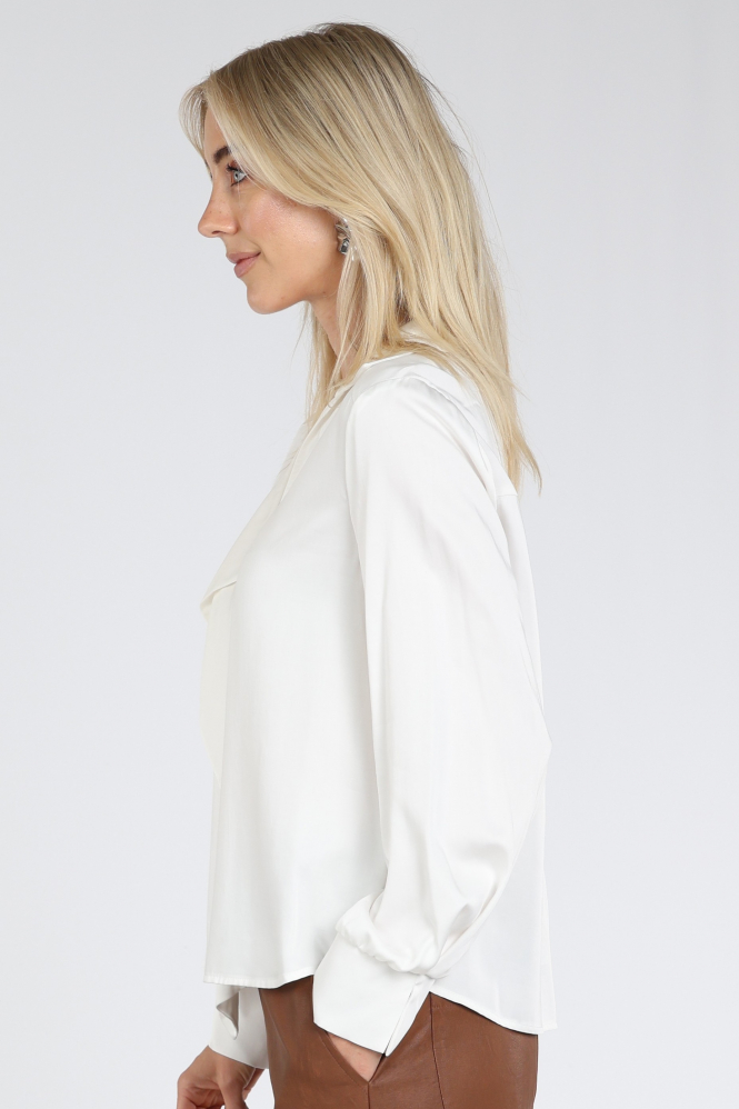 Caroline Biss 4633 Blouse lange mouw Beige