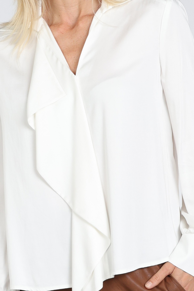 Caroline Biss 4633 Blouse lange mouw Beige
