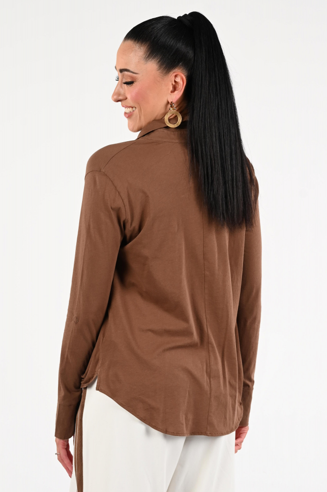 10 Days 20-403-5203 Blouse lange mouw Bruin