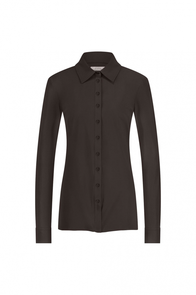 Studio Anneloes Poppy blouse  Blouse lange mouw Bruin