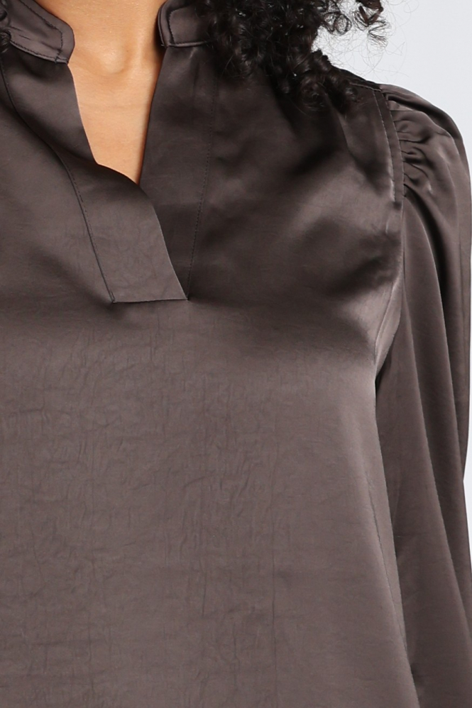 Neo Noir 163769 Blouse lange mouw Bruin