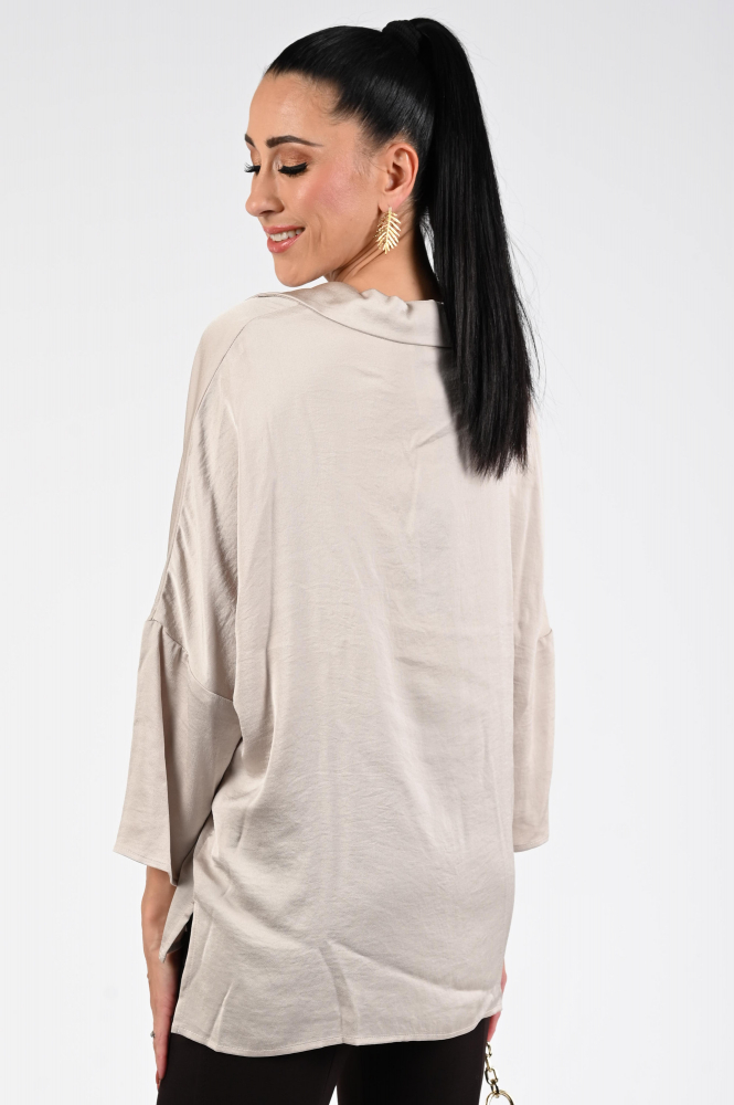 Joseph Ribkoff 253076 Blouse lange mouw Beige