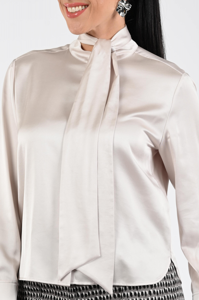 Marc Cain ZC 51.20 W25 Blouse lange mouw Beige