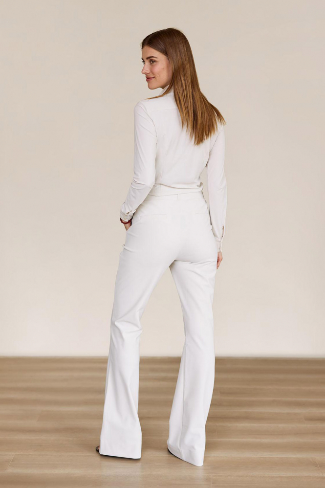 L.O.E.S. by Studio Anneloes Poppy blouse  Blouse lange mouw Beige