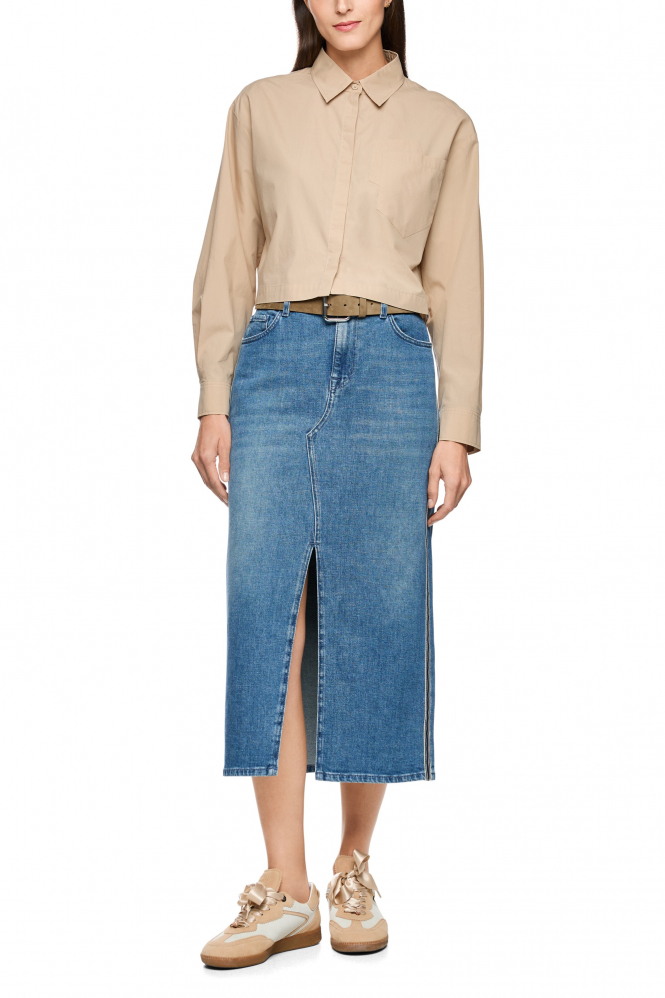 Marc Cain AS 51.13 W80 Blouse lange mouw Beige