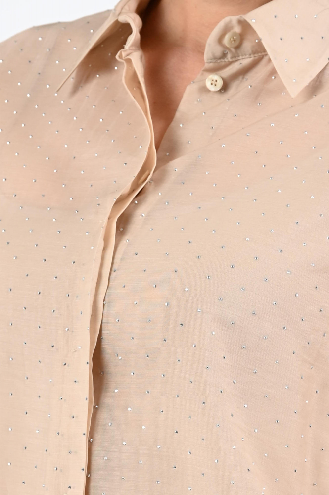 Luisa Cerano 238657-3805 Blouse lange mouw Beige