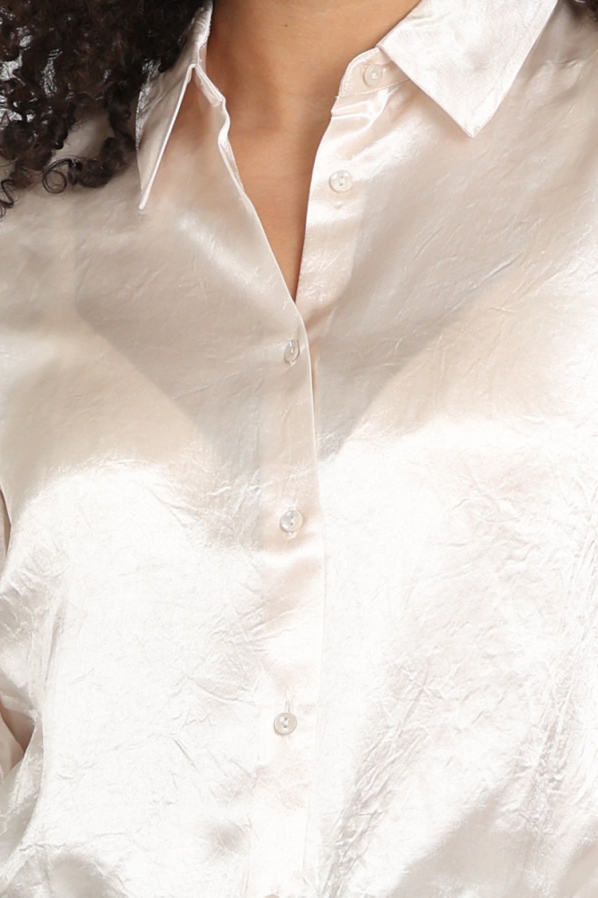 Yaya 01-201212-604 Blouse lange mouw Beige