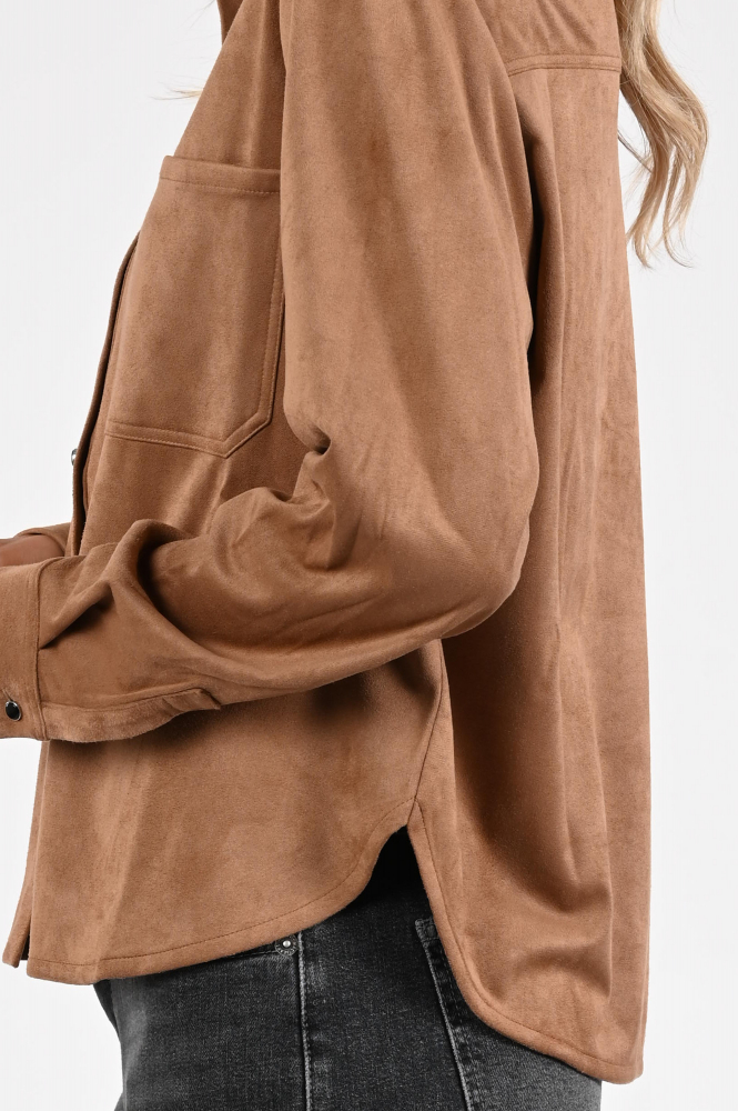 FABER 64409 Blouse lange mouw Bruin