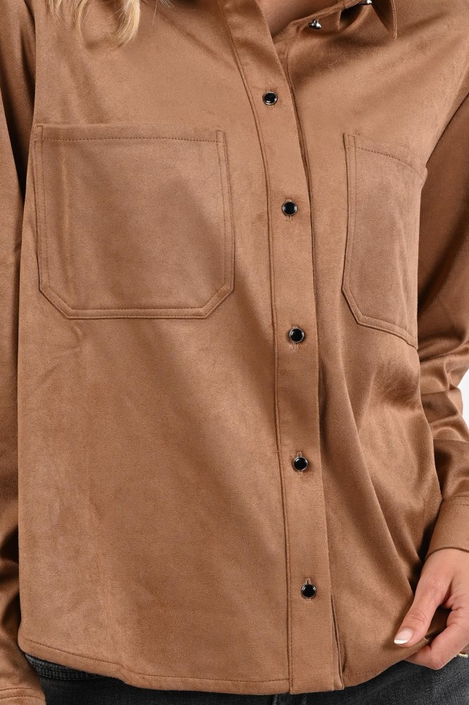 FABER 64409 Blouse lange mouw Bruin