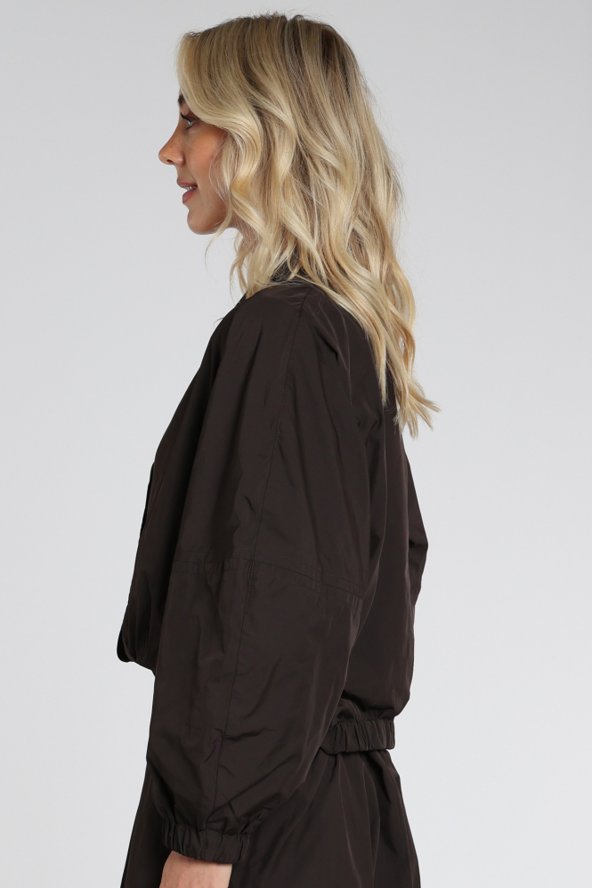 Summum 1s1333-12259 Blouse lange mouw Bruin
