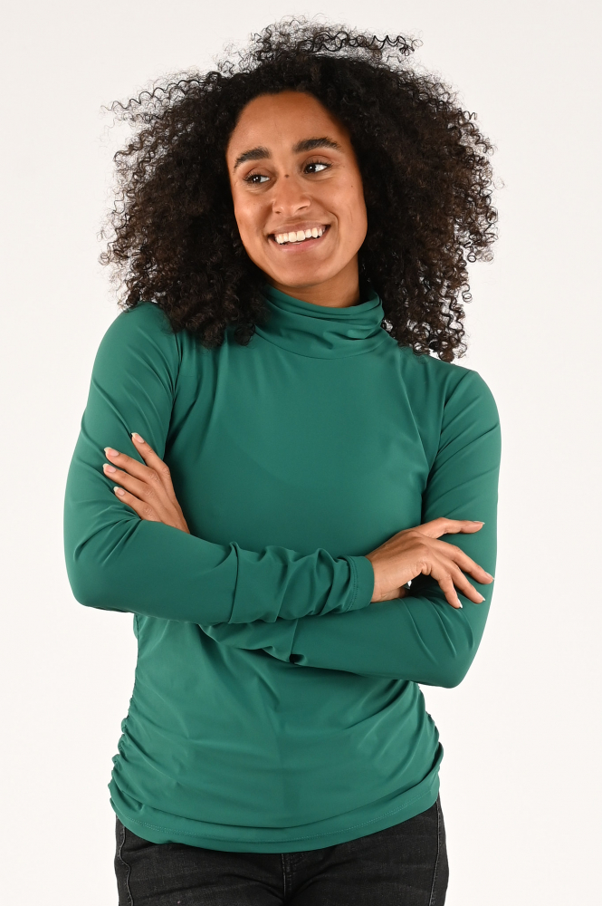 Jane Lushka U623127 Blouse lange mouw Groen