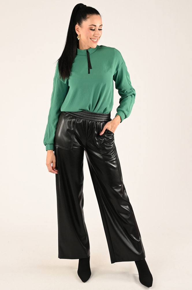 Marc Cain XS 51.18 W44 Blouse lange mouw Groen