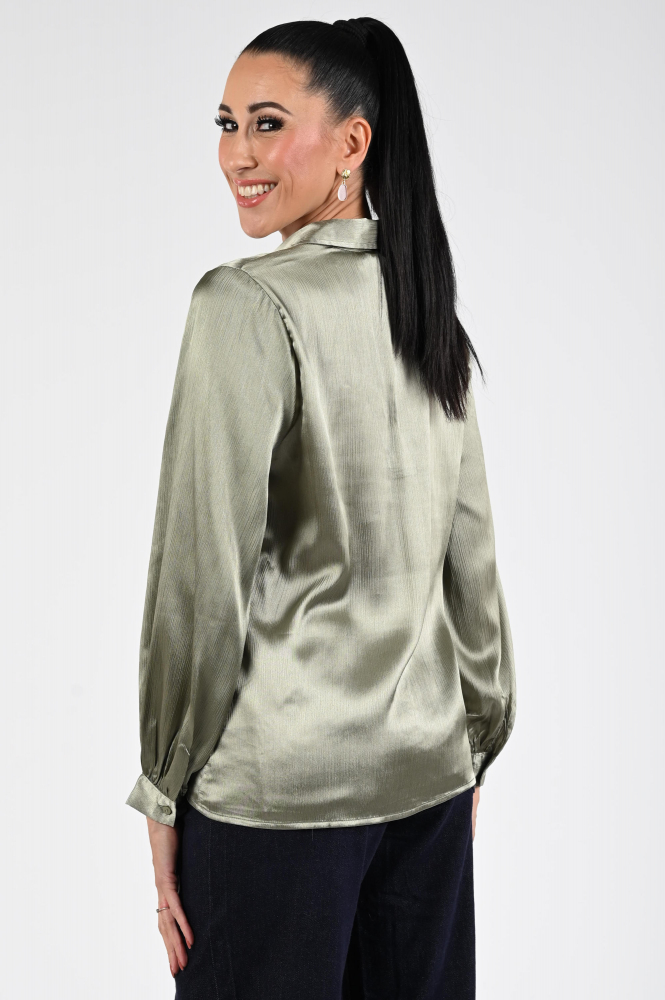 Geisha 53530-14 Blouse lange mouw Groen