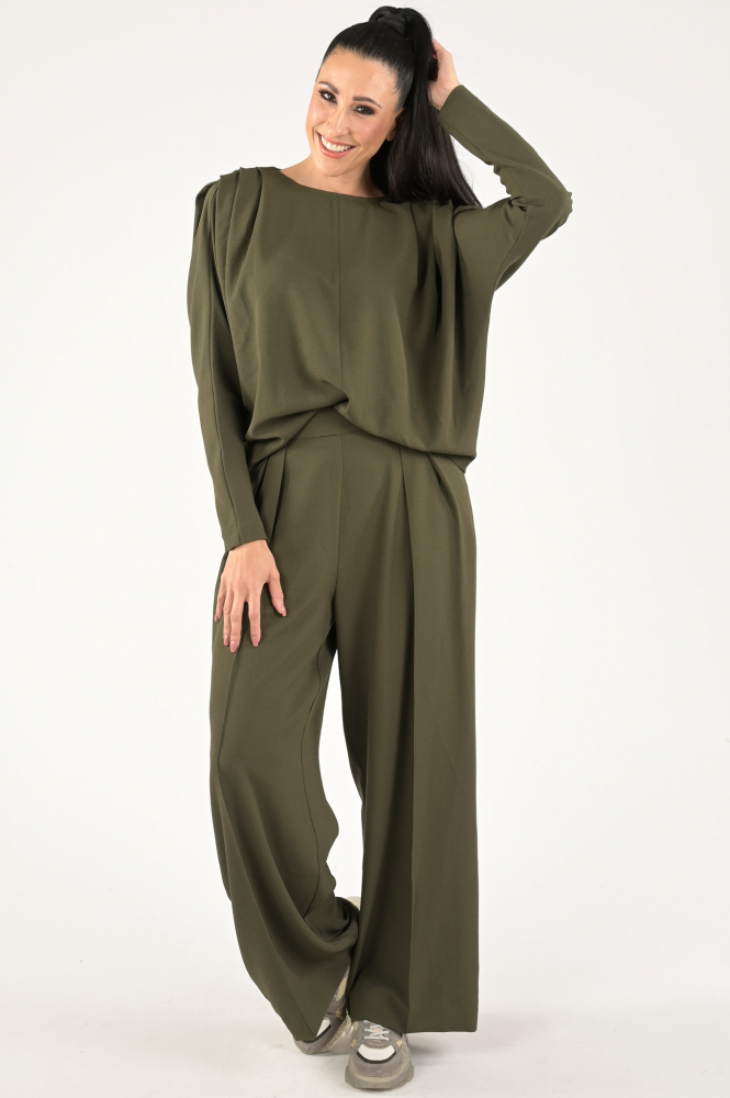 Mos Mosh 154820 Blouse lange mouw Groen