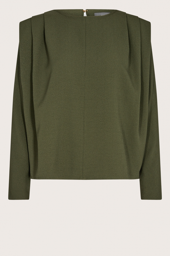 Mos Mosh 154820 Blouse lange mouw Groen