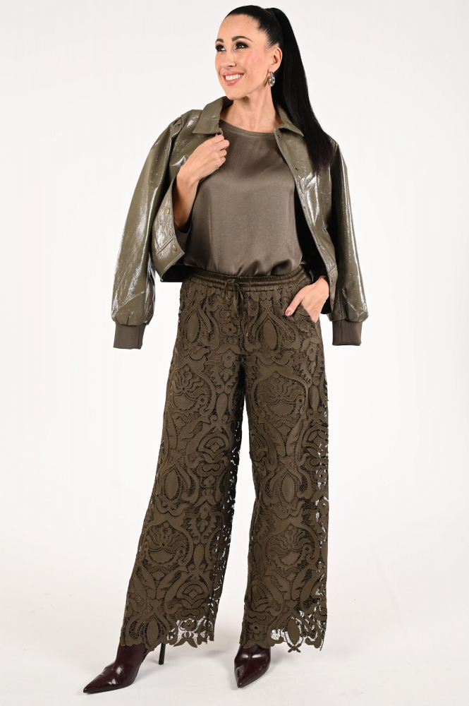 Summum 2s3335-11817 Blouse lange mouw Groen