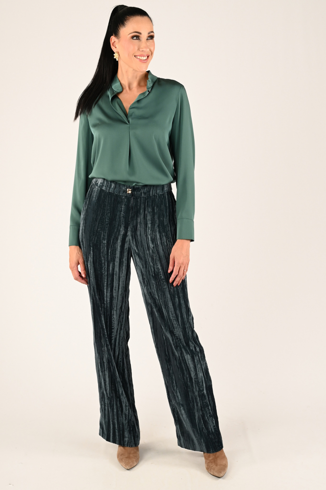 Marc Cain XC 51.22 W08 Blouse lange mouw Groen
